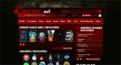 Desktop Screenshot of horreur.net