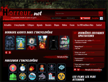 Tablet Screenshot of horreur.net